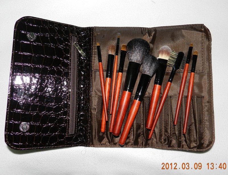 10pcs Makeup Brush Set with Pouch Made in Korea